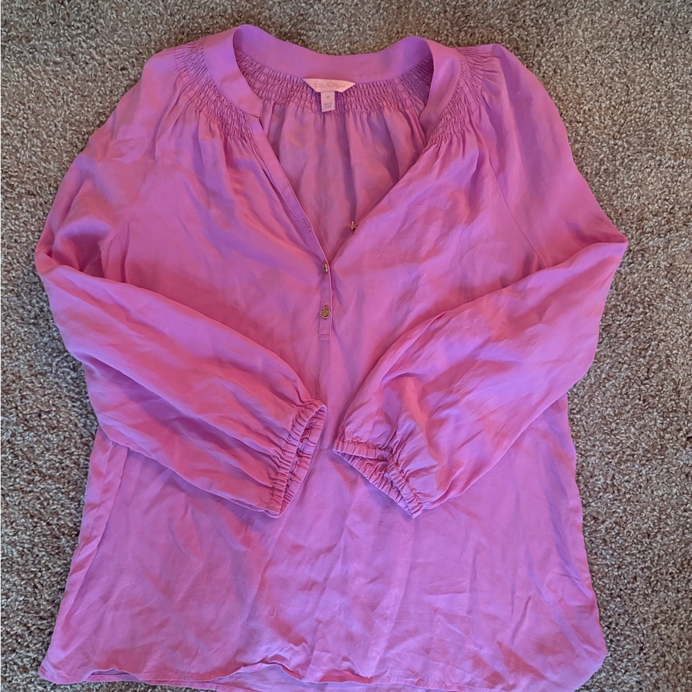 Lilly Pulitzer Lavender Blouse